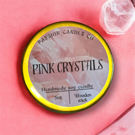Pink Crystals Tin