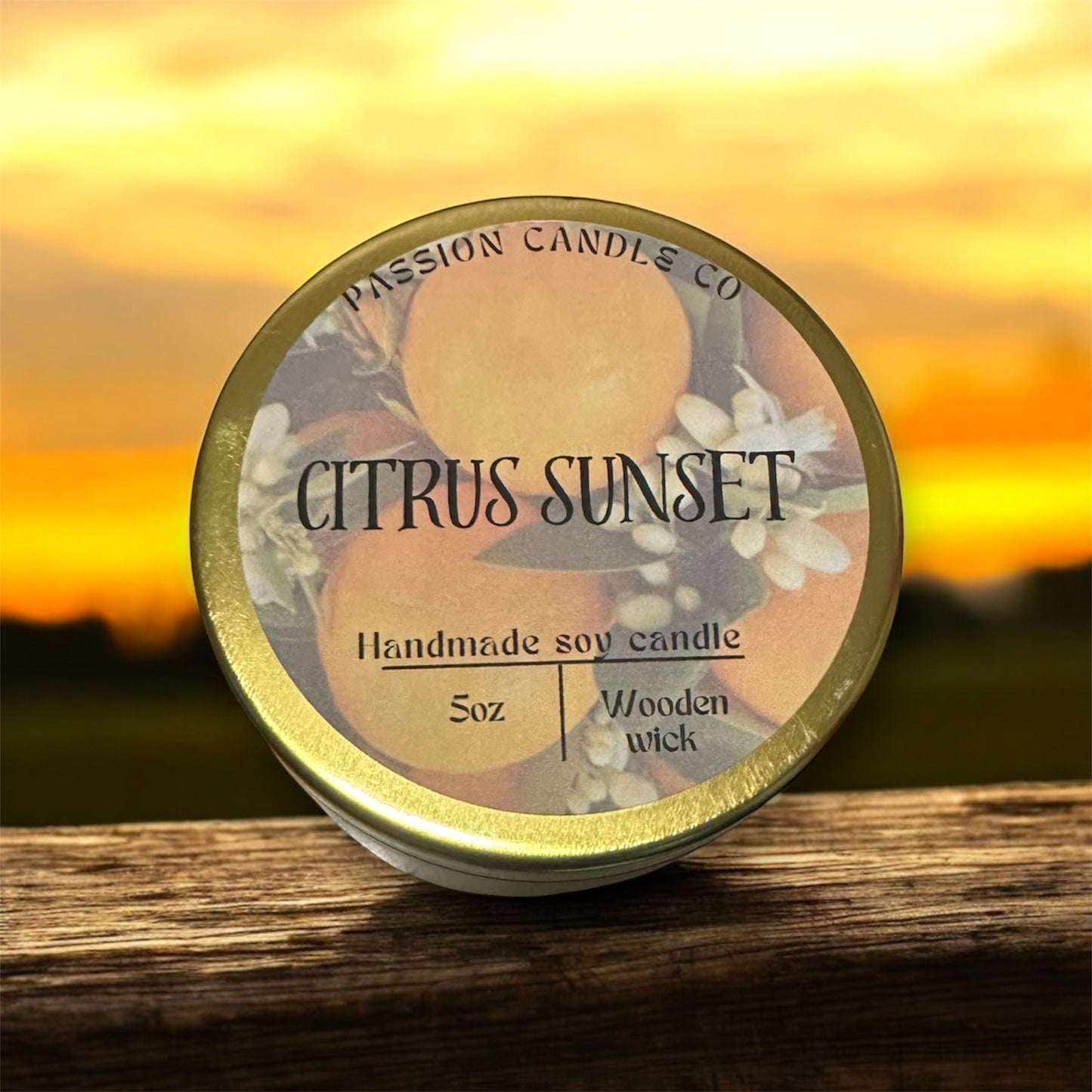 Citrus Sunset- Tin