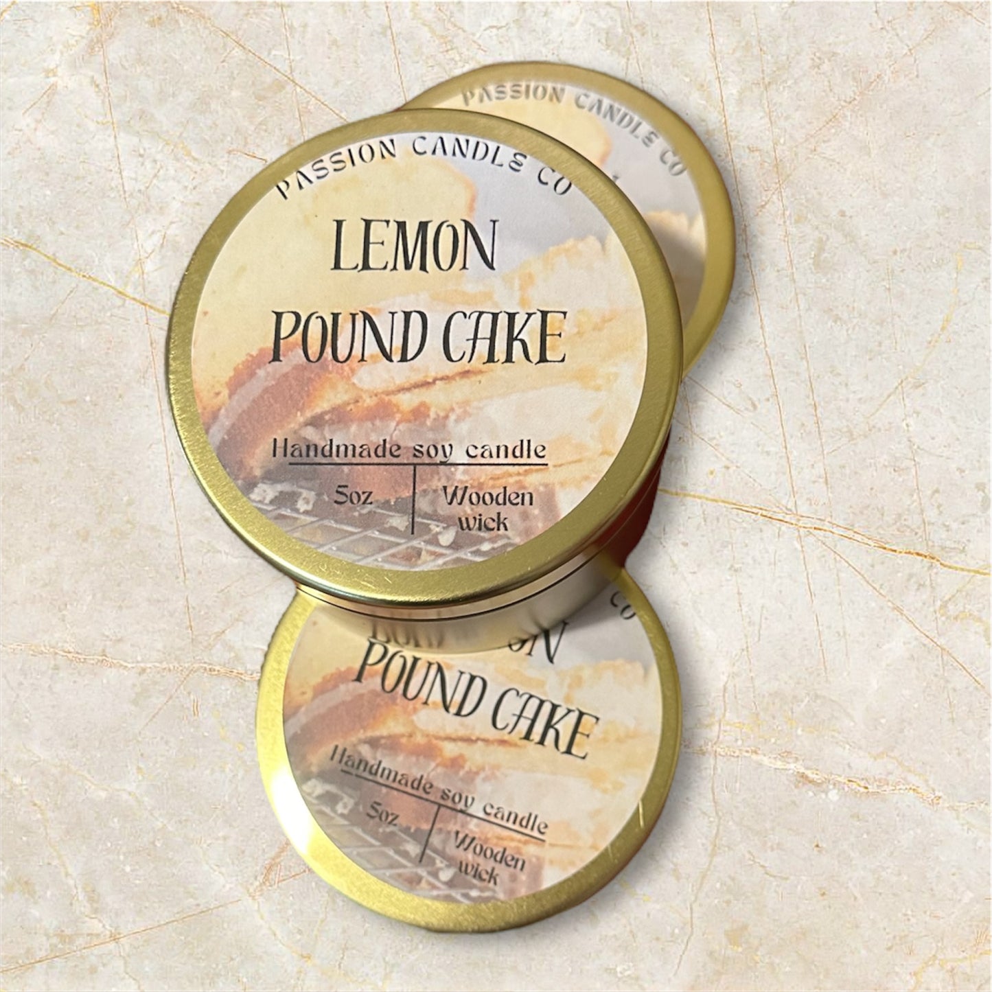 Lemon Pound Cake (Tin)
